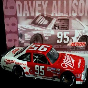 RARE!!Davey Allison #95 Miller '86 Nova Historical